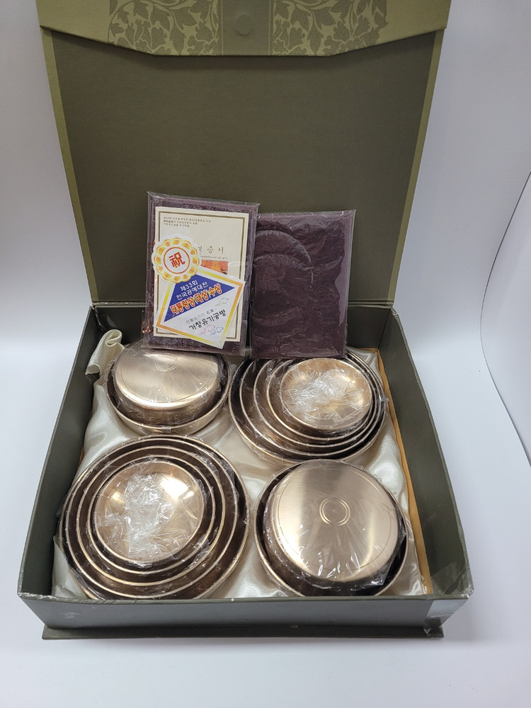 거창유기 2인용 그릇세트 미사용새제품 입니다 이미지