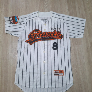 롯데자이언츠 전준우 프로페셔널 홈 스트라이프 85사이즈 유니폼 이미지