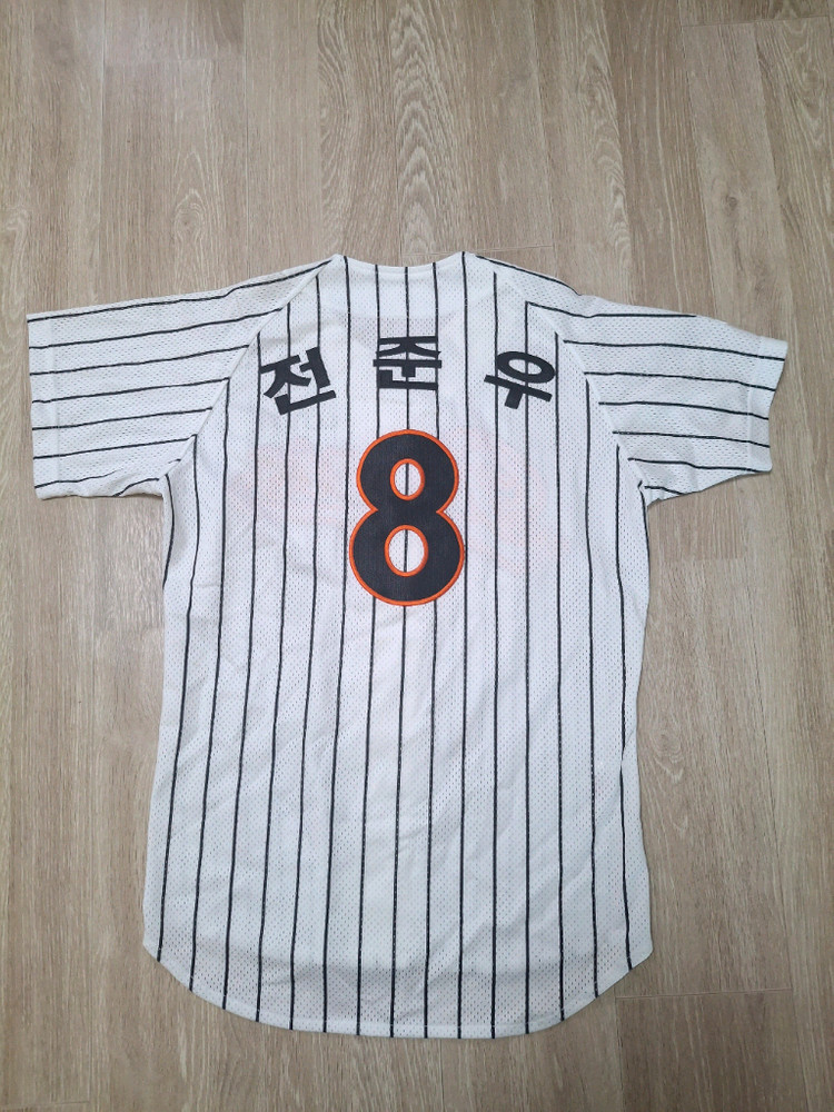 롯데자이언츠 전준우 프로페셔널 홈 스트라이프 85사이즈 유니폼 이미지