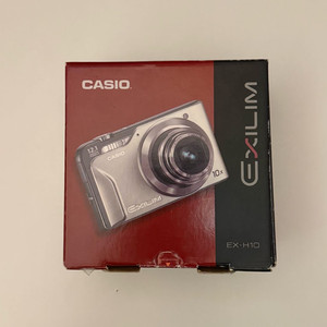 풀박스) 카시오 엑슬림 EX-H10 빈티지 디지털 카메라 디카 실버 이미지
