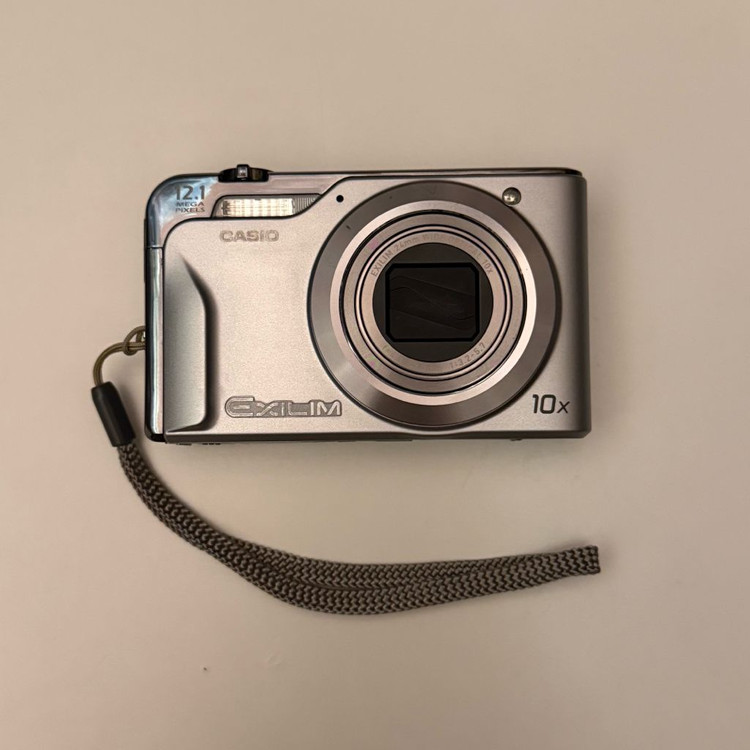 풀박스) 카시오 엑슬림 EX-H10 빈티지 디지털 카메라 디카 실버 이미지