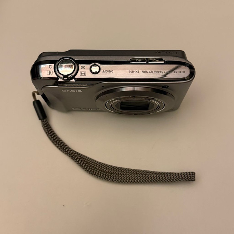 풀박스) 카시오 엑슬림 EX-H10 빈티지 디지털 카메라 디카 실버 이미지