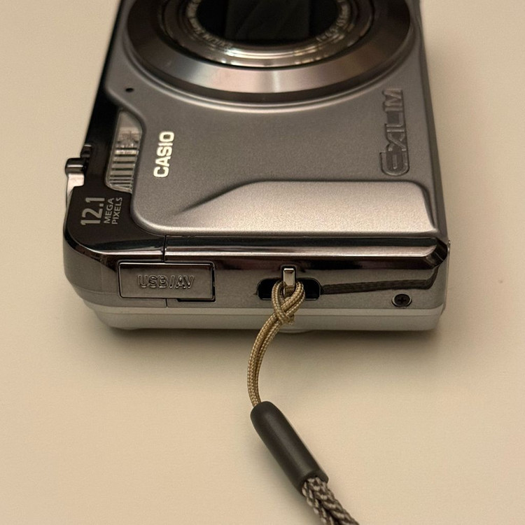 풀박스) 카시오 엑슬림 EX-H10 빈티지 디지털 카메라 디카 실버 이미지