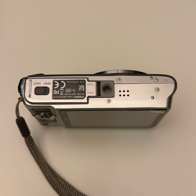 풀박스) 카시오 엑슬림 EX-H10 빈티지 디지털 카메라 디카 실버 이미지