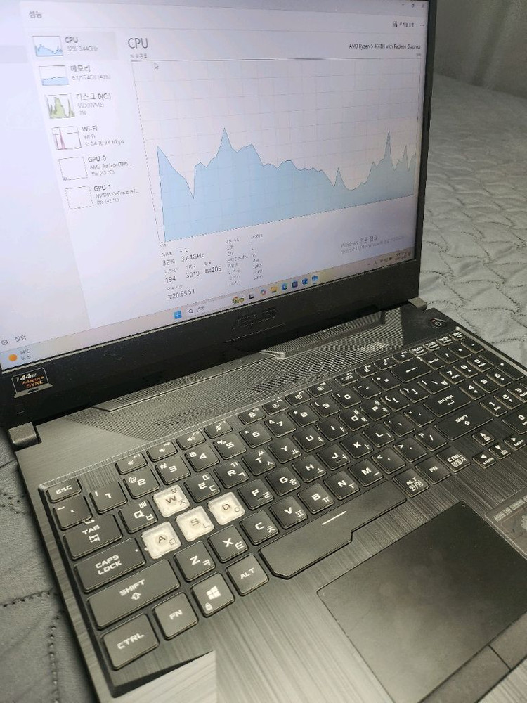 asus tuf 게이밍 노트북 gtx1650ti 판매합니다 이미지