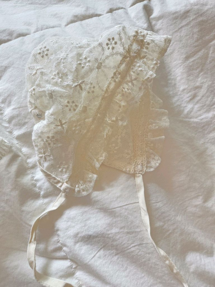 아기보넷케이프 레이스보넷 레이스케이프 이기돌사진백일사진촬영 이미지