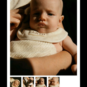 얼쓰 EARTH 신생아 턱받이 새상품 이미지