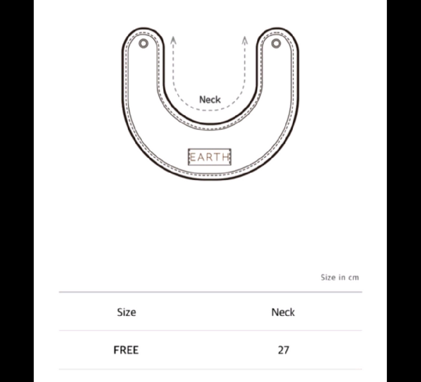 얼쓰 EARTH 신생아 턱받이 새상품 이미지