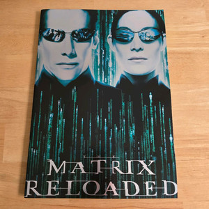 영화 매트릭스 2 리로디드 일본영화팜플렛 키아누리브스 네오 트리니티 모피어스 워쇼스키 고전영화 이미지