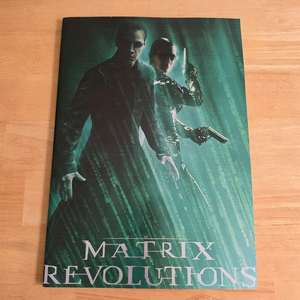 영화 매트릭스 3 레볼루션 일본영화팜플렛 키아누리브스 네오 트리니티 모피어스 워쇼스키 고전영화 이미지