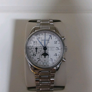 론진마스터콜렉션 문페이즈 40mm 악어줄포함 이미지