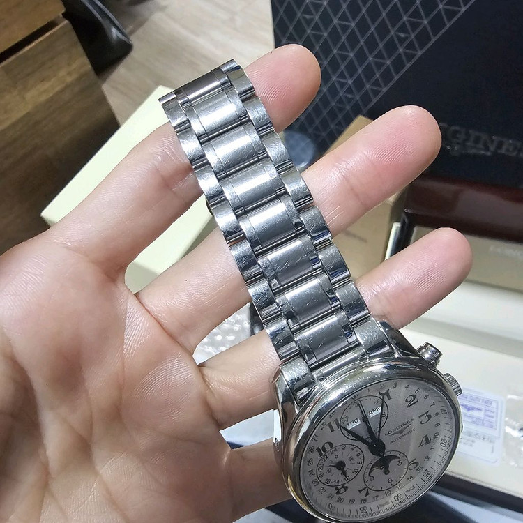 론진마스터콜렉션 문페이즈 40mm 악어줄포함 이미지