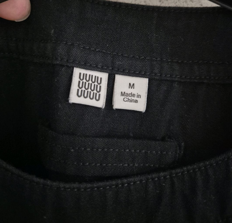 유니클로U 여자 원피스롱티 오버핏 이미지