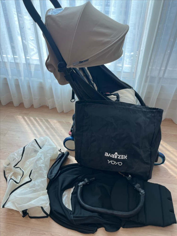 유모차) 베이비젠요요 플러스 컬러팩, 바람막이, 안전바 이미지