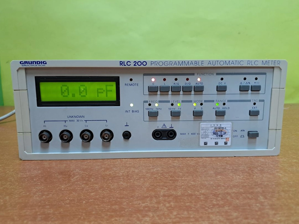 GRUNDIG RLC200 Programmable Automatic RLC Meter 판매 - 안심되는 중고거래
