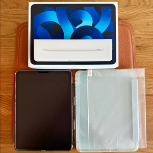 아이패드에어4 256 wifi 스카이블루 & 애플펜슬 이미지