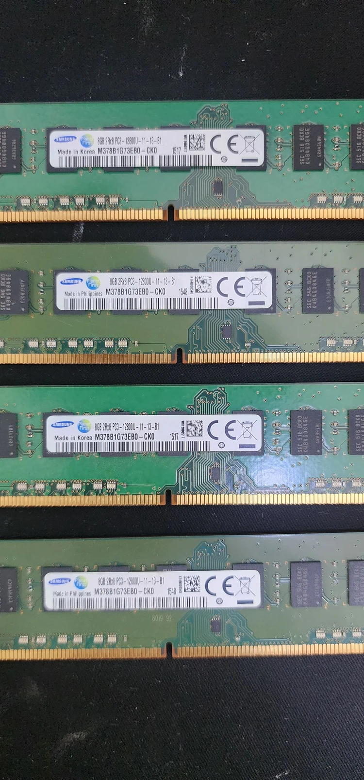 I5-4460+DDR3 32G(8G X 4)+기가바이트B85M보드 판매합니다. 이미지