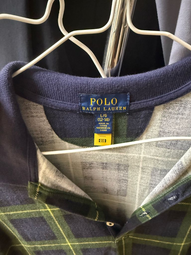 폴로 랄프로렌 여아 체크 원피스 (8-10).(12-14) 이미지