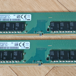 삼성 DDR4 16GB 단면 2666MHz 램 2개 이미지