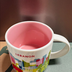 스타벅스 유아히어 시티머그 시티컵 레바논 새상품 이미지