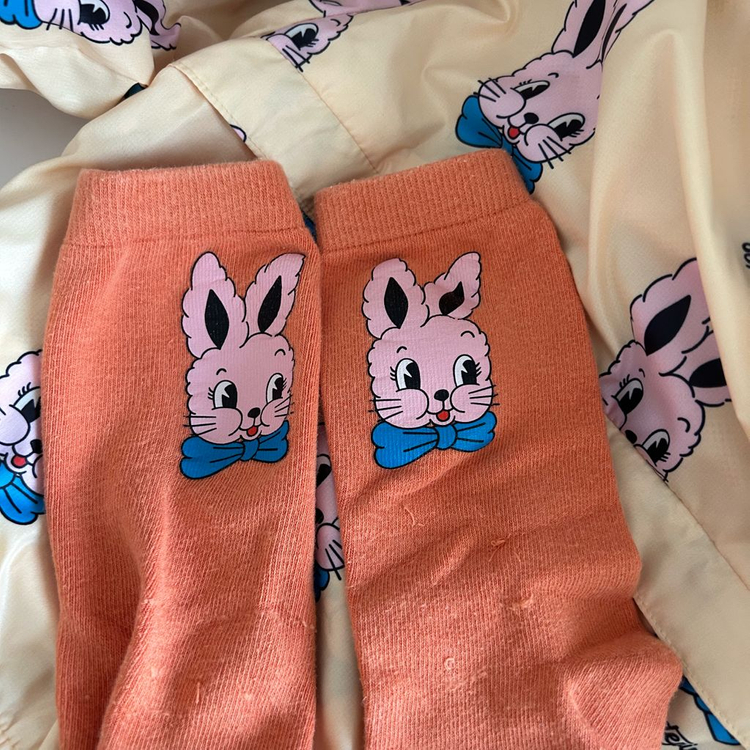 상태최상/베베드피노 로즈라팡 100 바람막이+모자+양말 이미지