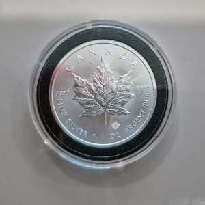 캐나다 메이플 법정은화 1온스 실버바 골드바 이미지