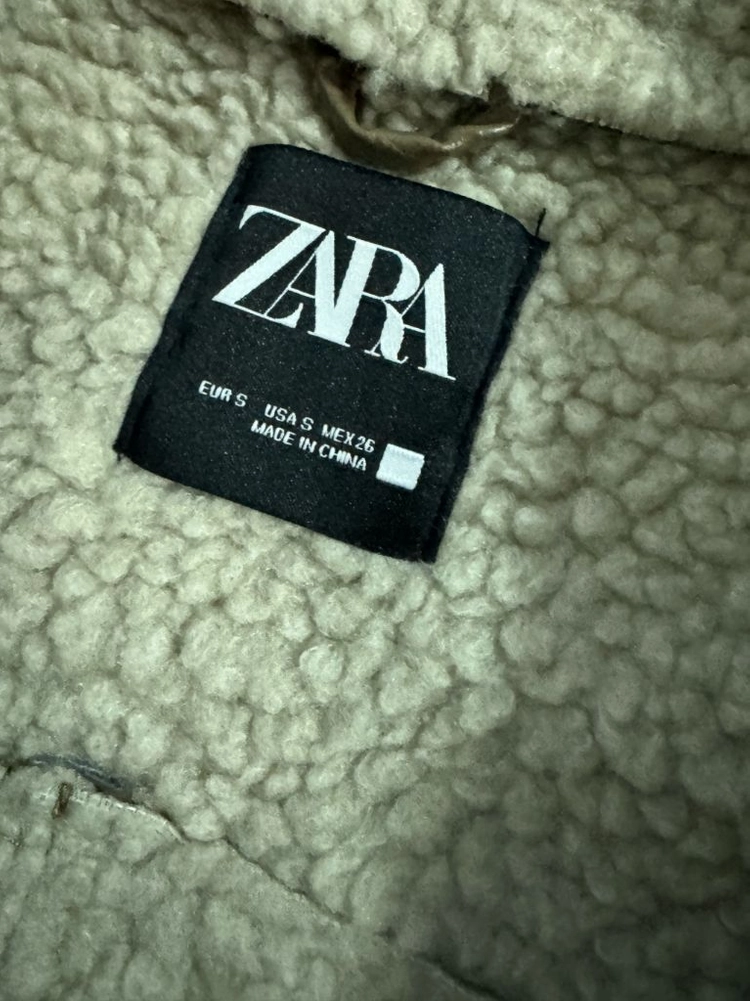 여성 자라 ZARA 스웨이드 무스탕 자켓 S 이미지