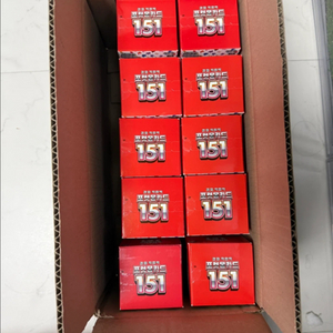 포켓몬 카드 151 미개봉 10박스 판매 이미지