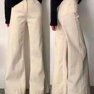 m사이즈 하이웨스트 와이드 팬츠 이미지