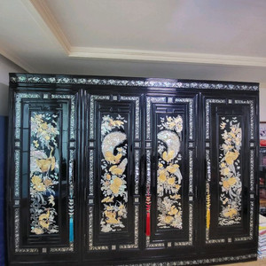 자개장식 전통 장농(장식장, 화장대등) 이미지