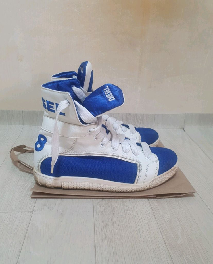 디젤 하이탑 바이크 신발 275사이즈 팔아요 이미지