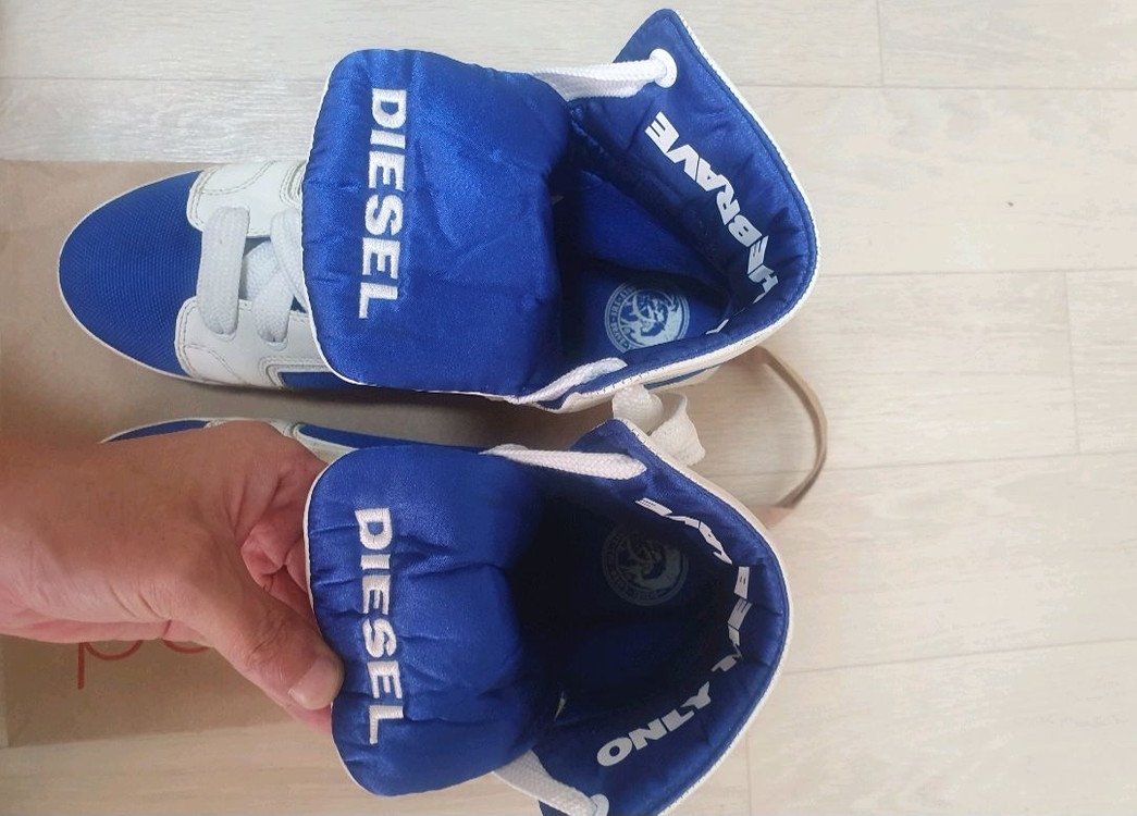 디젤 하이탑 바이크 신발 275사이즈 팔아요 이미지