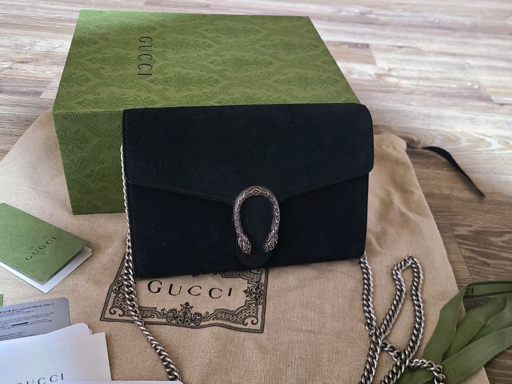 (거의 새것)구찌 디오니소스 크로스백 스웨이드체인백테수토호보백루이비통프라다디올셀린느생로랑샤넬에르메스 이미지