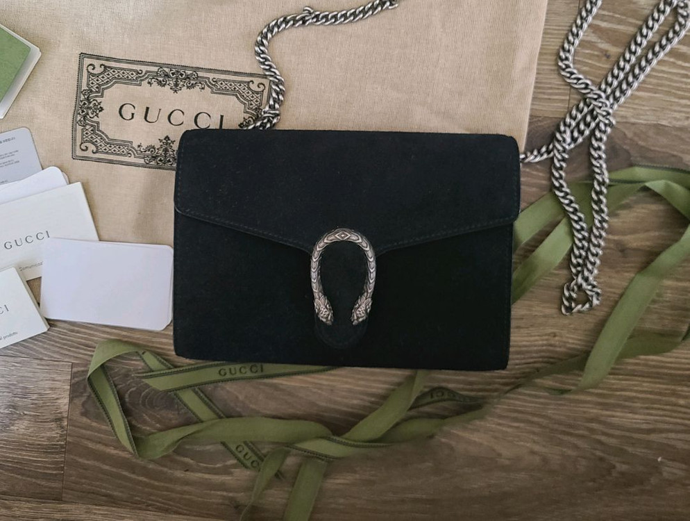 (거의 새것)구찌 디오니소스 크로스백 스웨이드체인백테수토호보백루이비통프라다디올셀린느생로랑샤넬에르메스 이미지