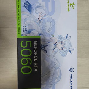 MANLI 지포스 RTX 5060 Polar Fox D7 OC 8GB 대원씨티에스 이미지