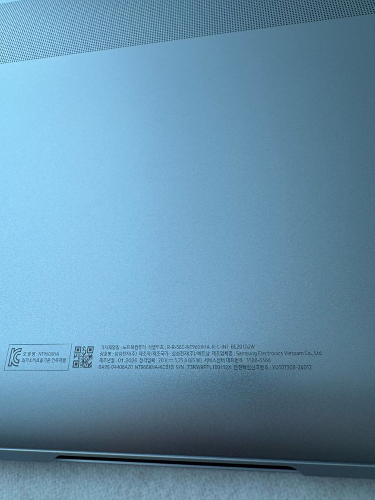 갤럭시북5프로 16인치 인텔 울트라5 226V / 램 16 / 512 SSD 단순개봉급 이미지