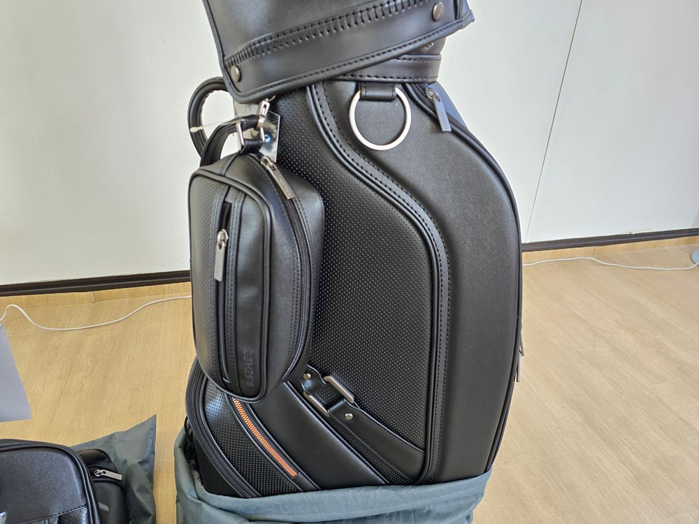 제네시스 골프백 허스키 클래식 블랙 이미지