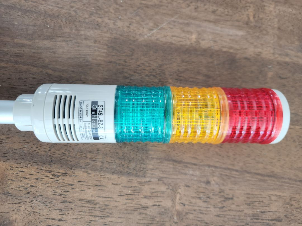 큐라이트 ST45L-BZ-3 DC24 점등형 부저타입 타워램프 이미지