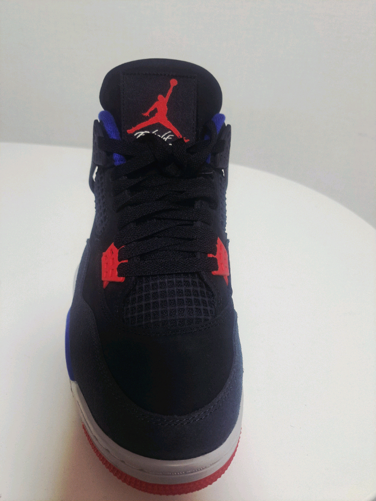 나이키 조던4 레트로 레어 에어 블루/블랙/레드(새상품) 이미지