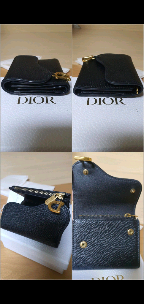 디올 새들 로투스 반지갑 정품S급(감정O)구찌프라다루이비통디올고야드샤넬셀린느보테가생로랑발렌시아가버버리가방 이미지