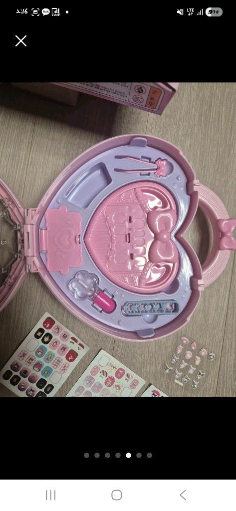 산리오 캐릭터 네일아트 놀이 세트 이미지