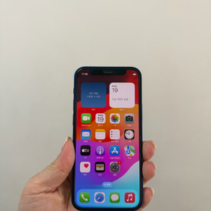(부산중고폰) 아이폰12미니 블루 64기가 공기계 판매해요 이미지