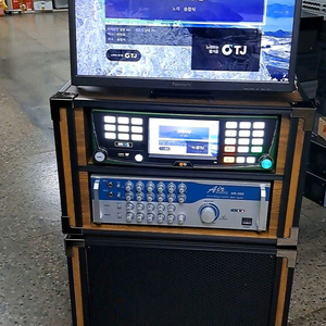 태진 노래방반주기 이동식세트 판매합니다 이미지