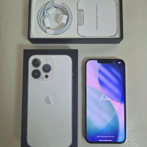 아이폰13 Pro, 256GB 화이트(실버) 이미지