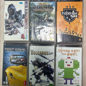 PSP 게임 CD 6종 일괄 팝매합니다 이미지