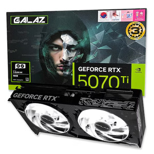 갤럭시 GALAZ 지포스 RTX 5070 Ti BLACK 2X OC D7 16GB 2팬 삽니다 이미지