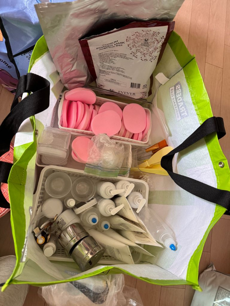 피부미용 실기 재료 풀세트 이미지