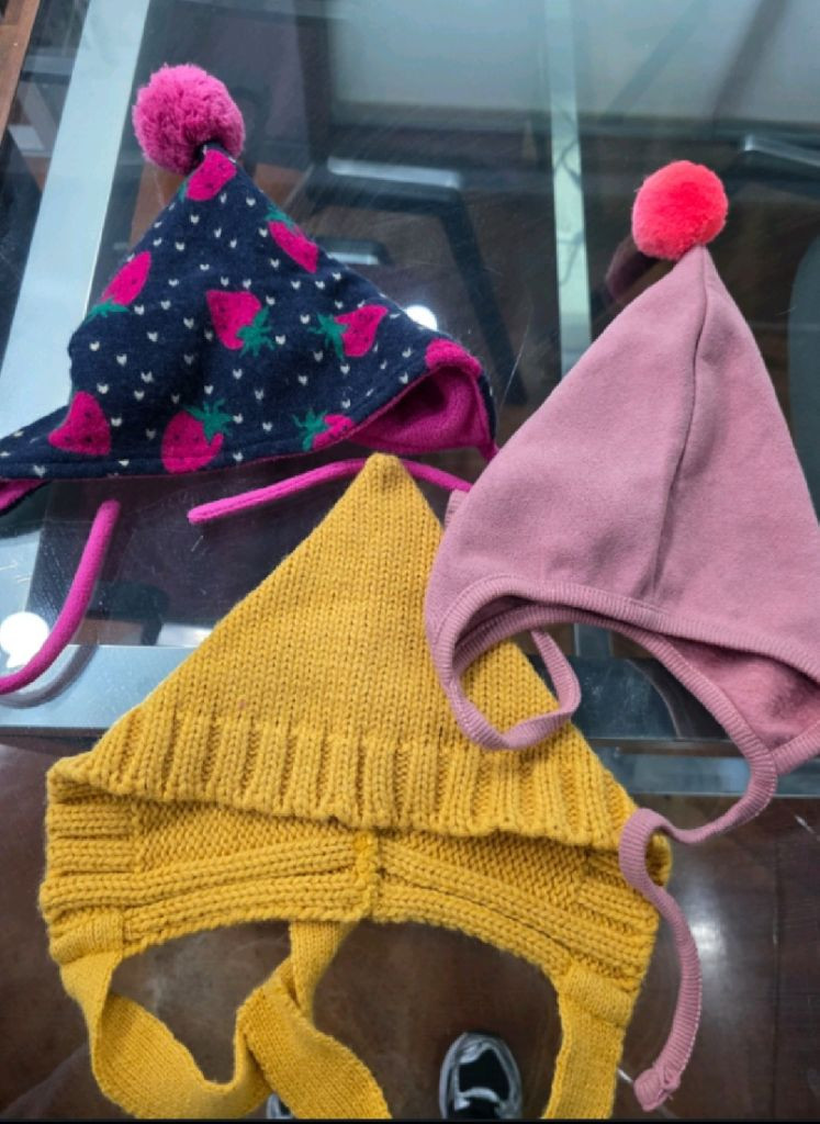 아기모자 여아모자 3개일괄 이미지