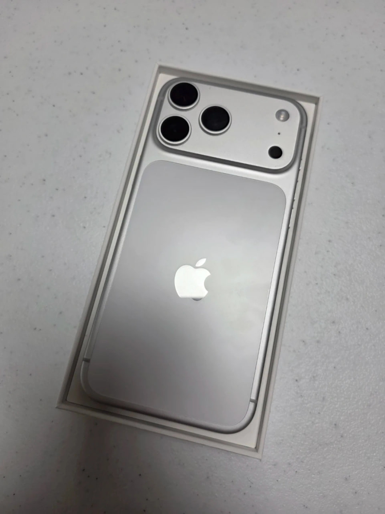 아이폰17프로맥스 실버 256 자급제 이미지