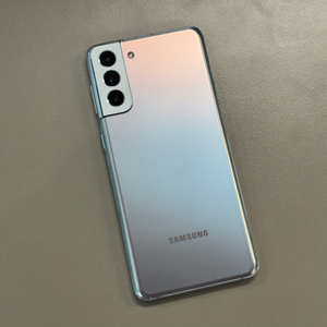 갤럭시S21플러스 실버색상 256용량 미파손 가성비 꿀매물 서브용 배달용 게임용 추천 이미지